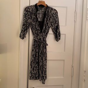 Black and white dress